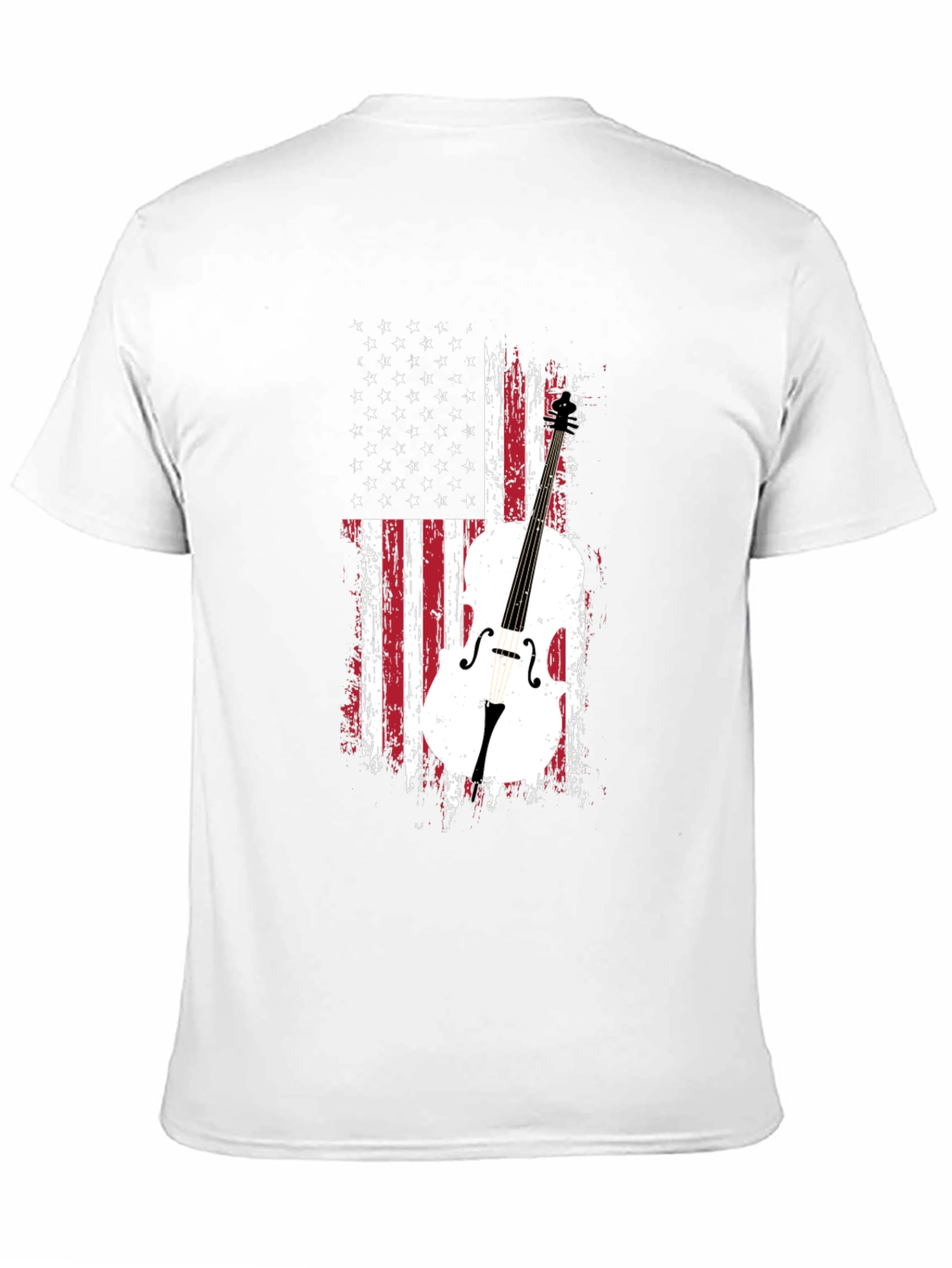 American Flag Cello T-Shirt