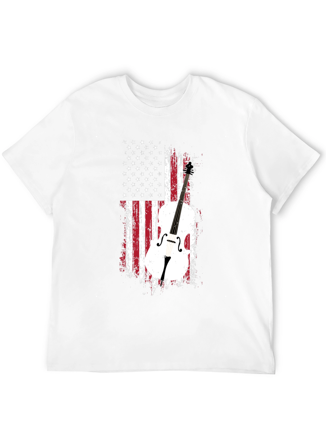 American Flag Cello T-Shirt