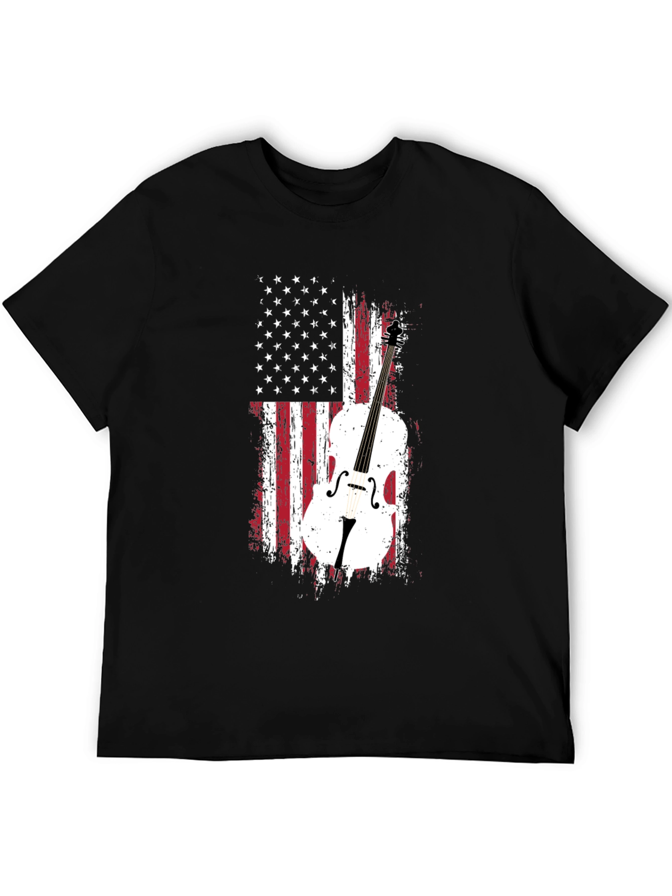 American Flag Cello T-Shirt