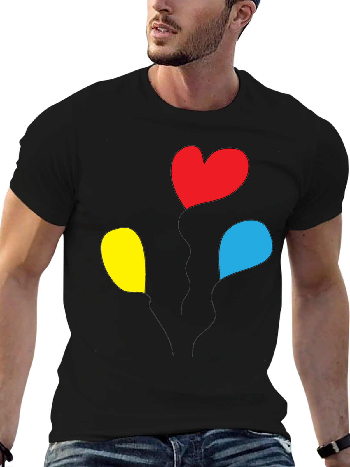 Balloon Heart Graphic Tee