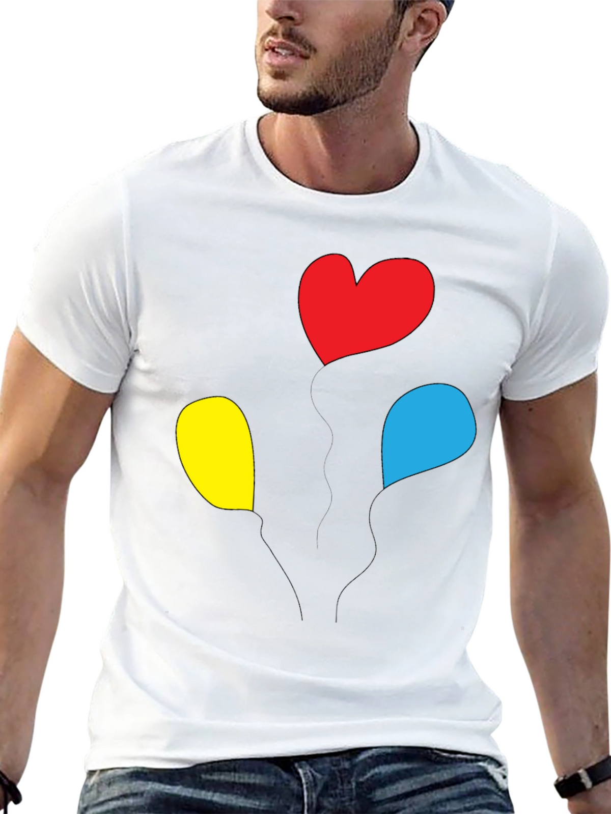 Balloon Heart Graphic Tee