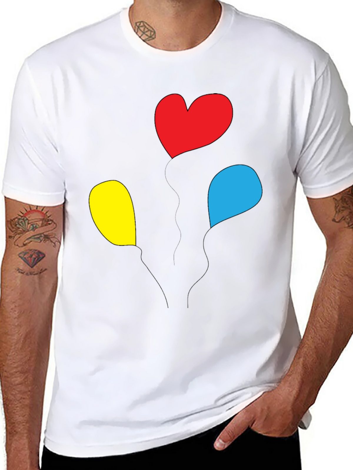 Balloon Heart Graphic Tee