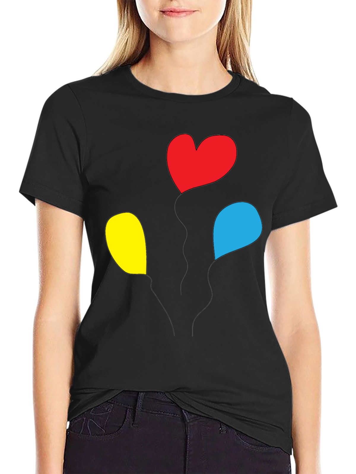 Balloon Heart Graphic Tee