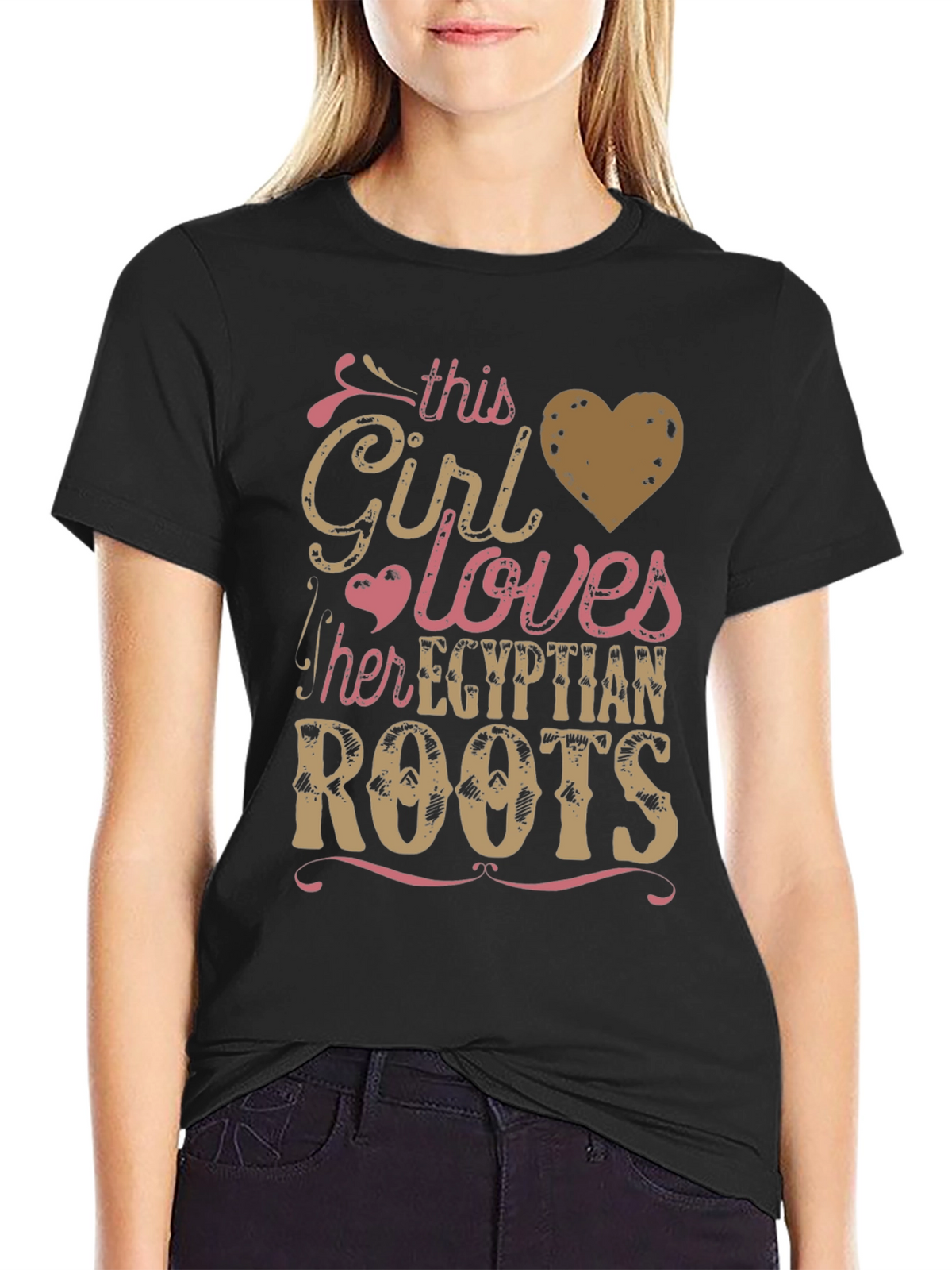 Egyptian Roots Girl T-Shirt