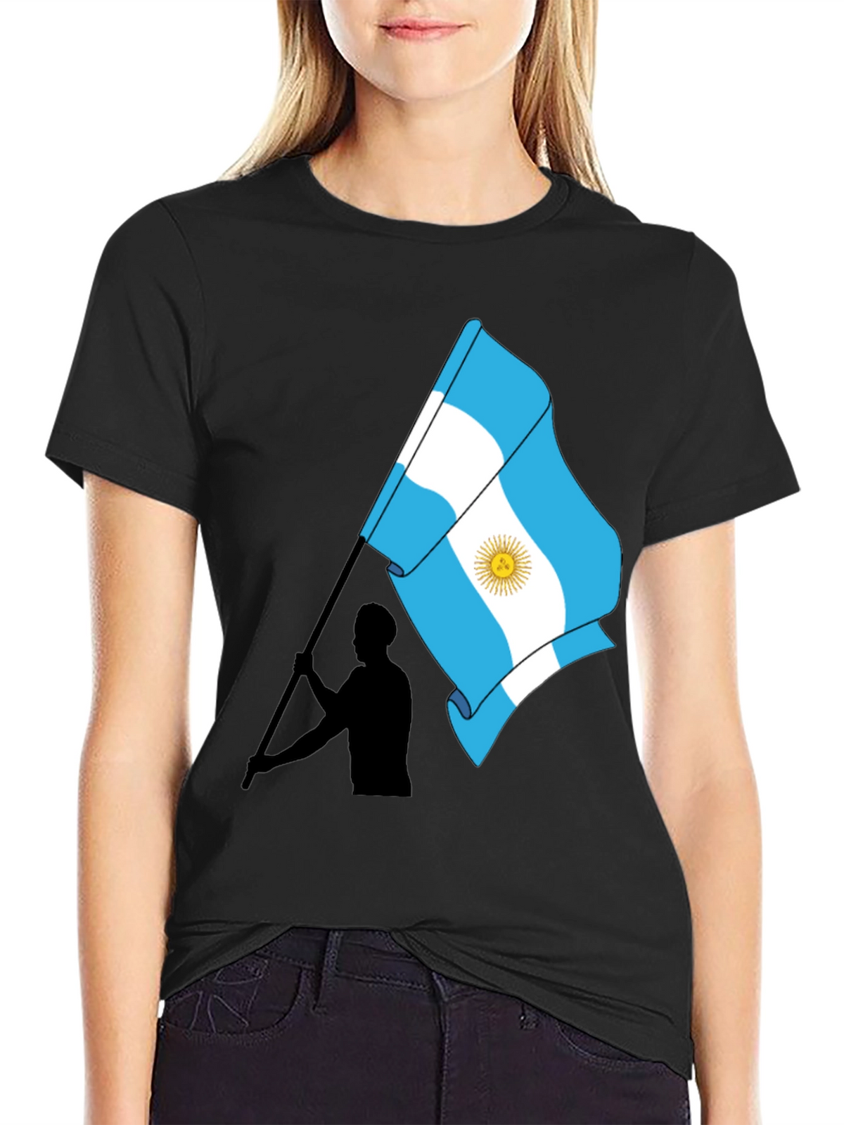 Argentina Flag Graphic Tee