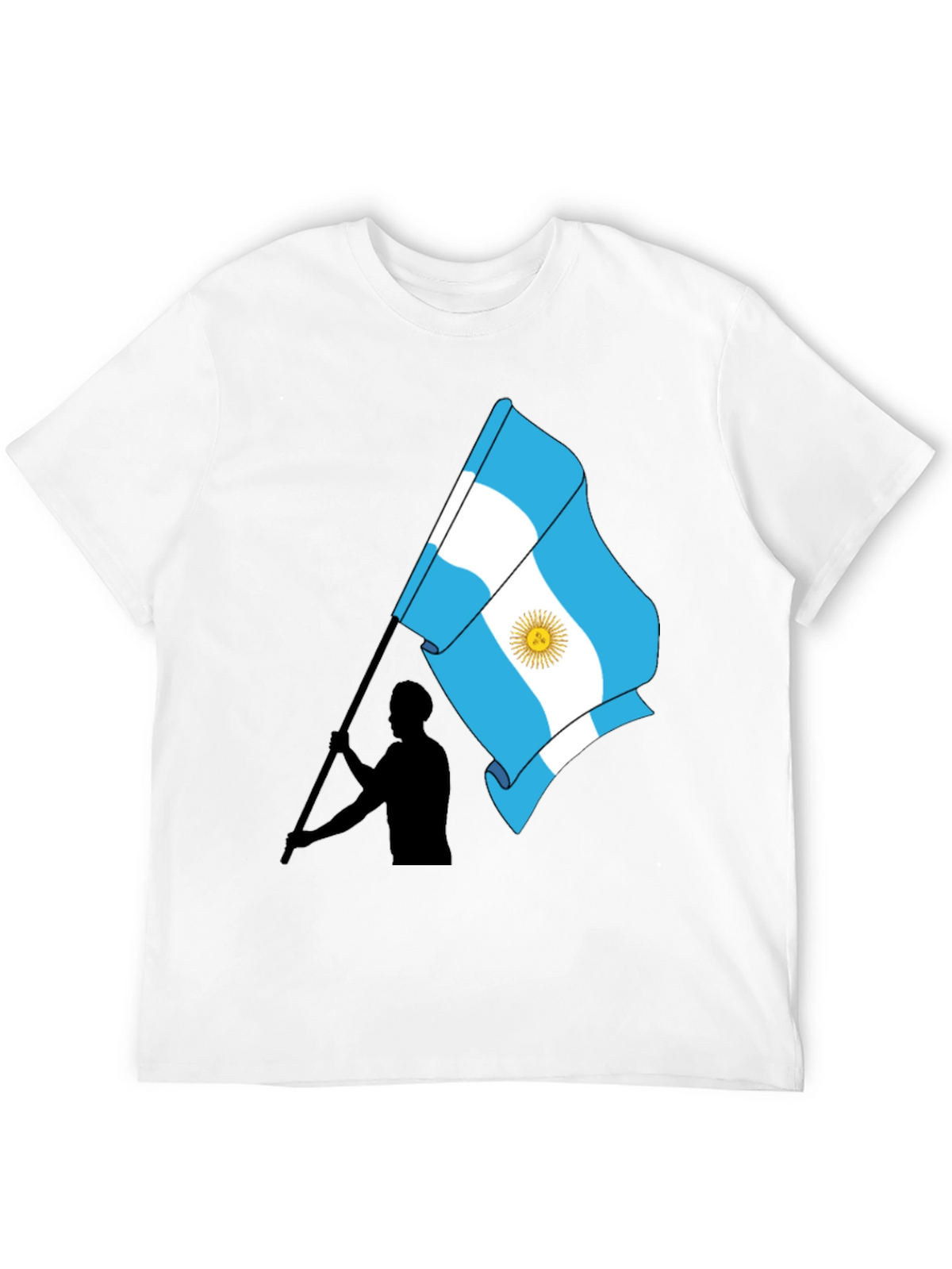Argentina Flag Graphic Tee