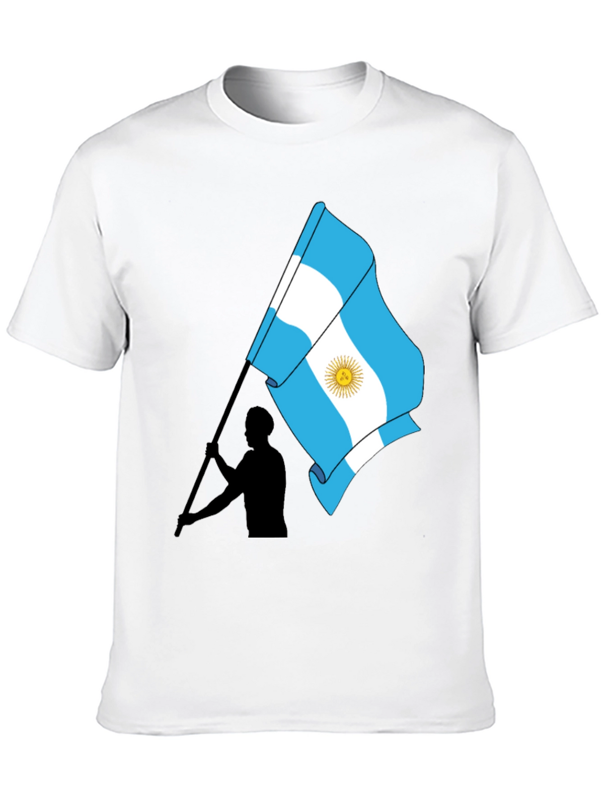 Argentina Flag Graphic Tee