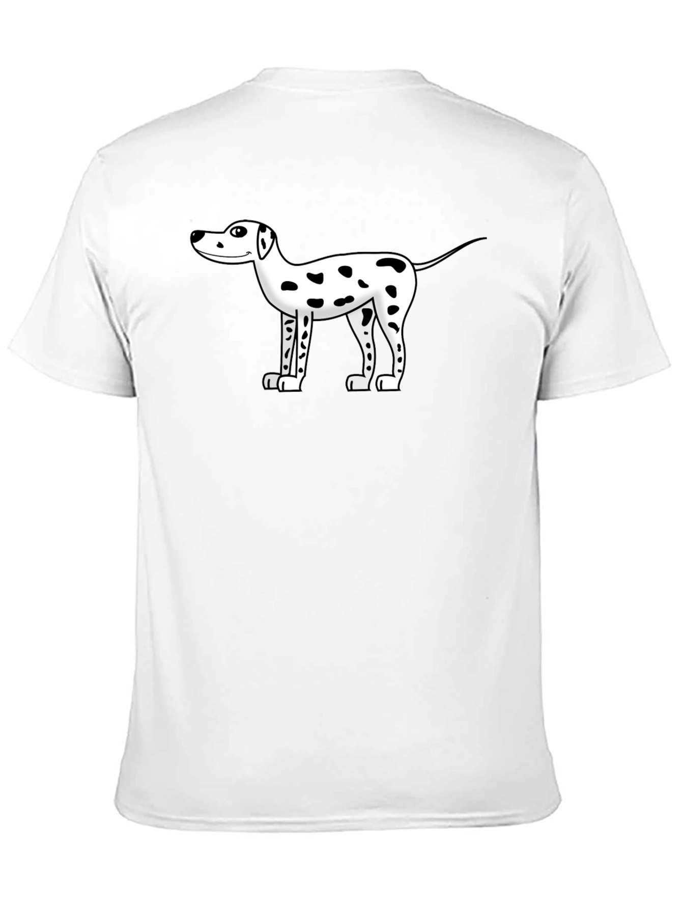 Dog Cartoon Black T-Shirt