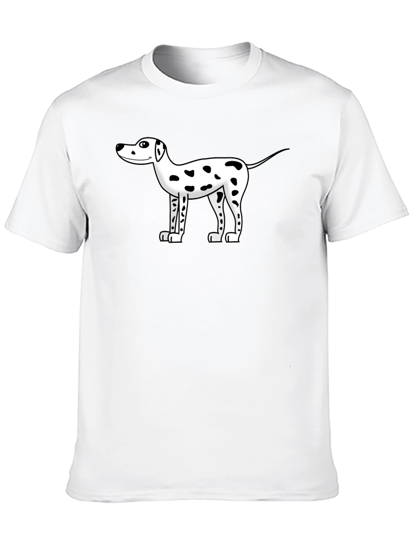 Dog Cartoon Black T-Shirt