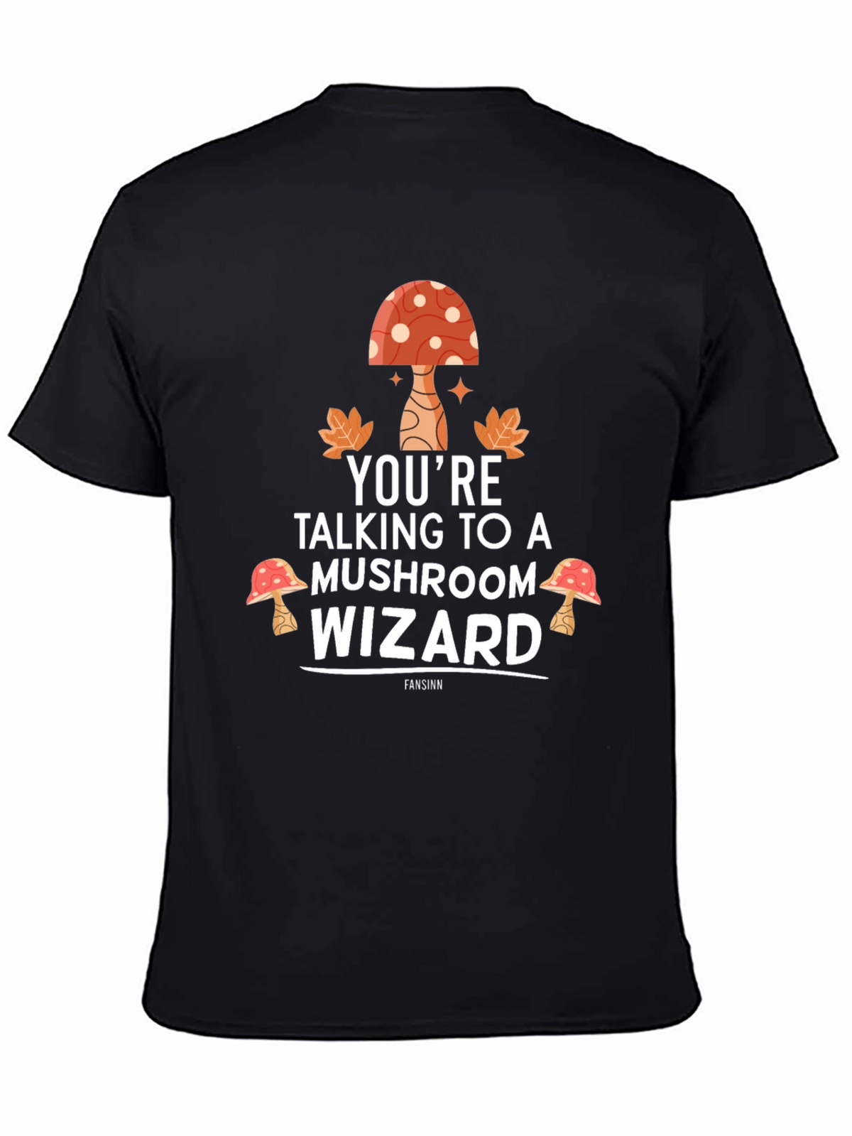 Mushroom Wizard Graphic T-Shirt - Unisex Cotton Tee