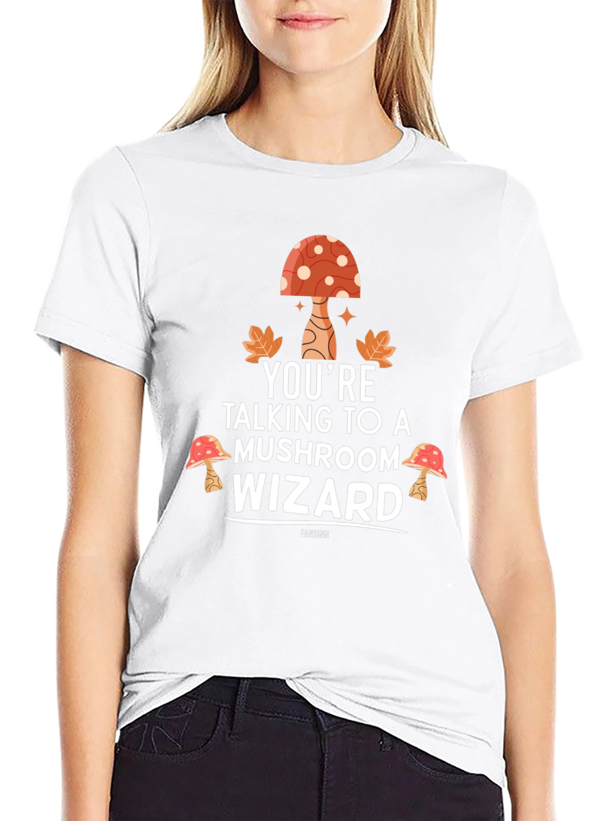 Mushroom Wizard Graphic T-Shirt - Unisex Cotton Tee