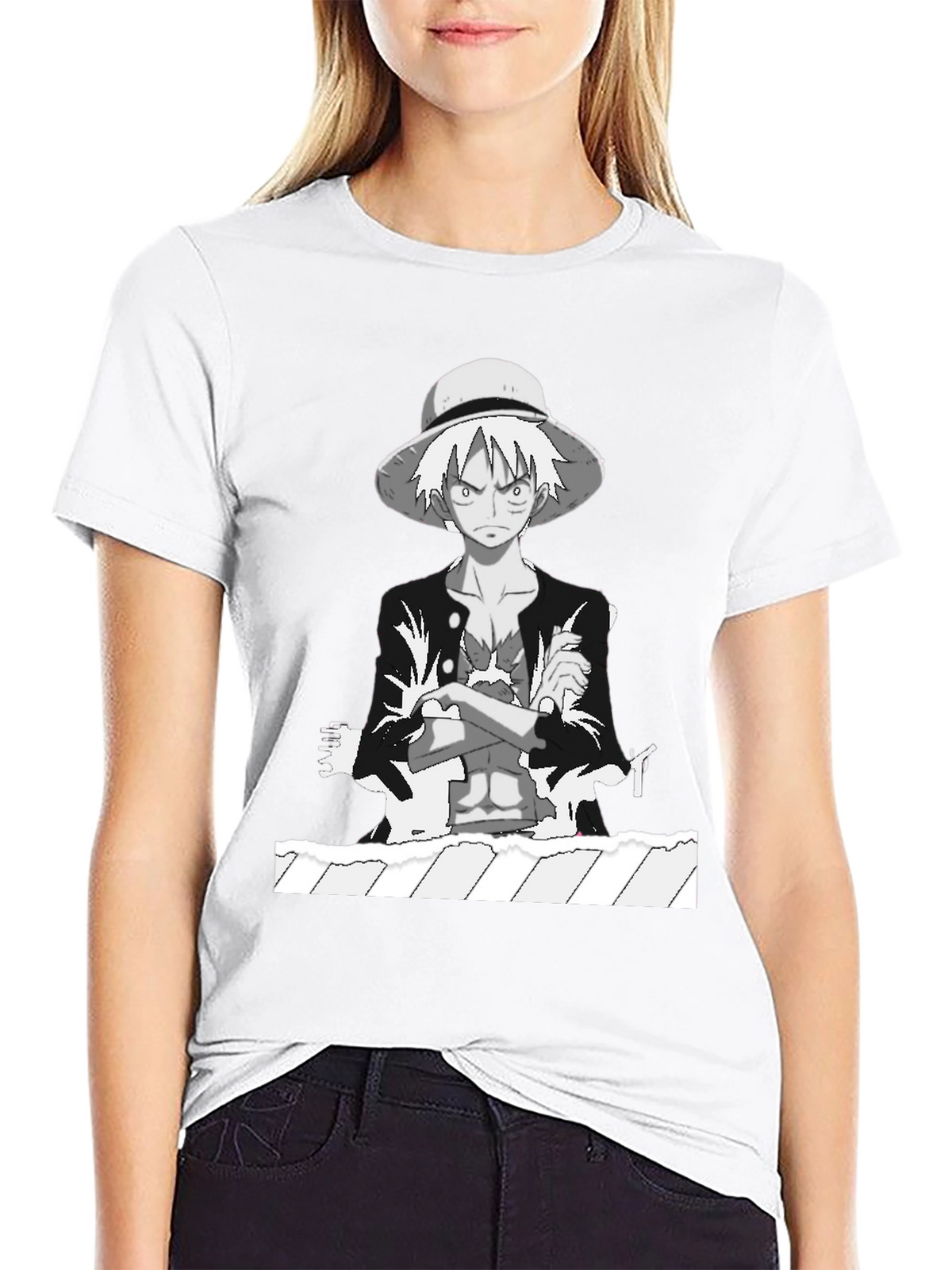 Luffy One Piece Anime Graphic Tee
