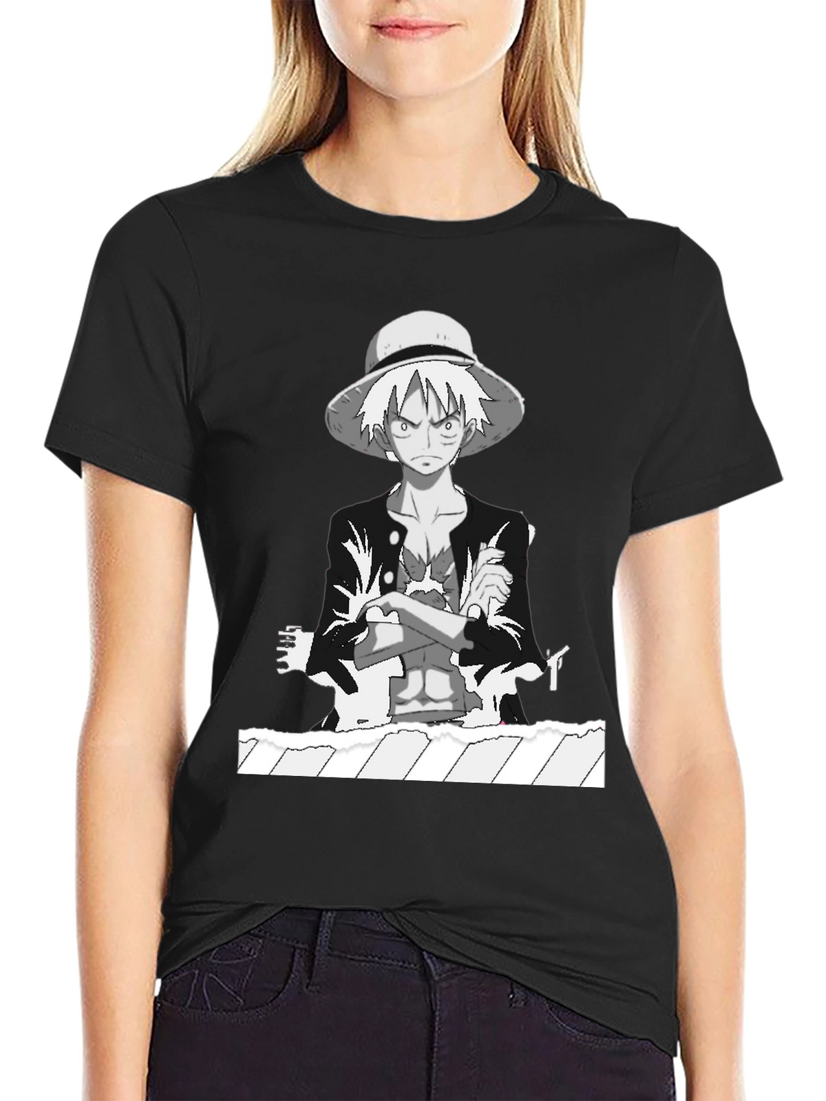 Luffy One Piece Anime Graphic Tee