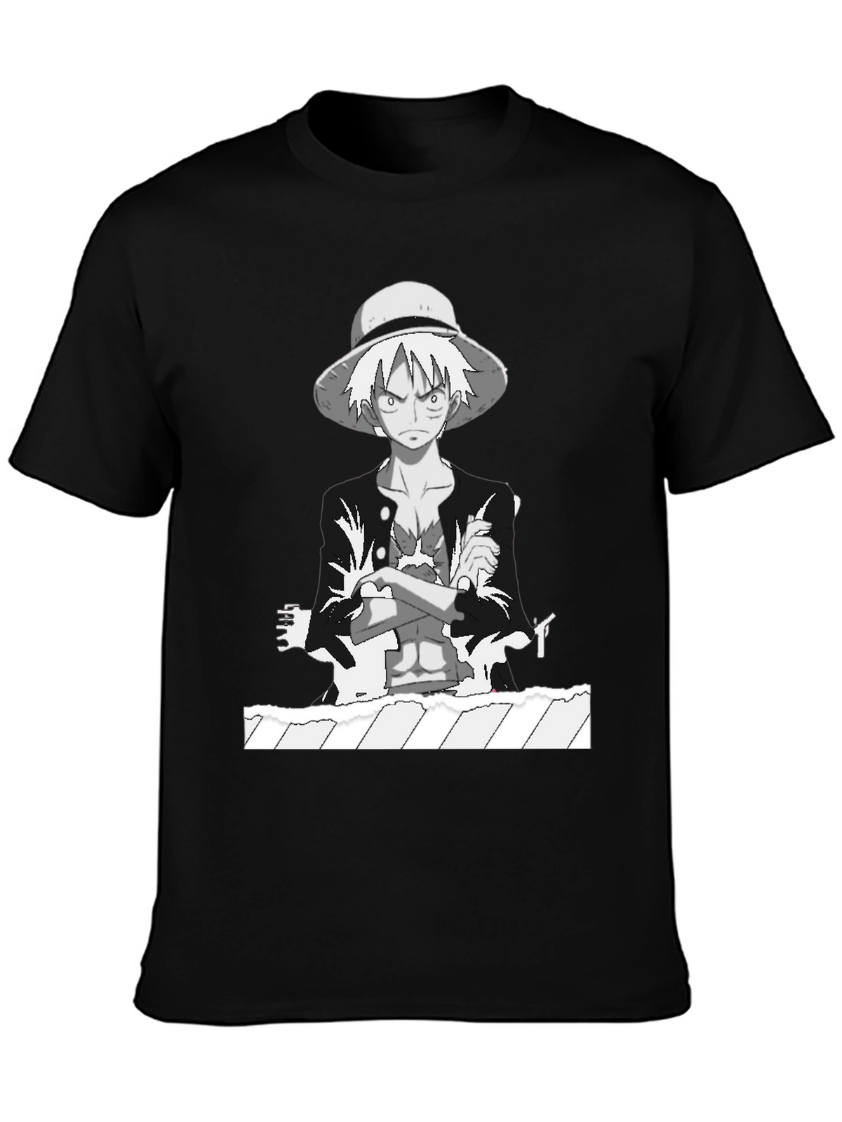 Luffy One Piece Anime Graphic Tee