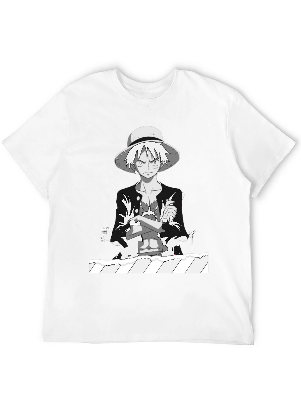 Luffy One Piece Anime Graphic Tee