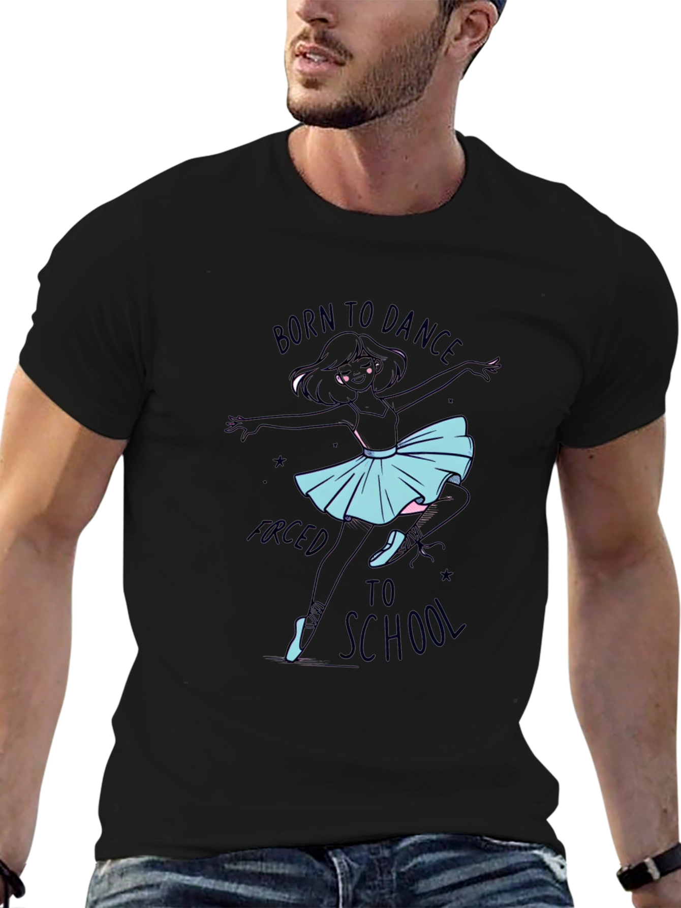 Born to Dance T-Shirt - Funny Ballerina Tee