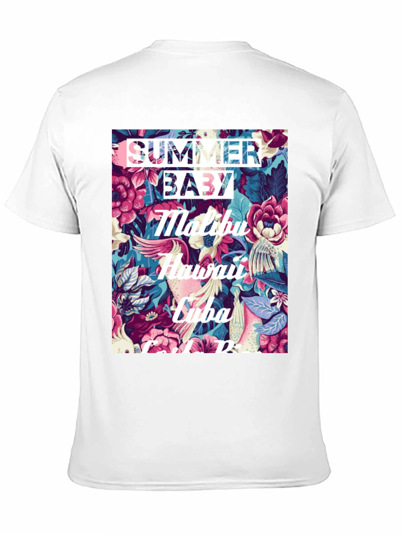 Summer Baby Floral Graphic T-Shirt