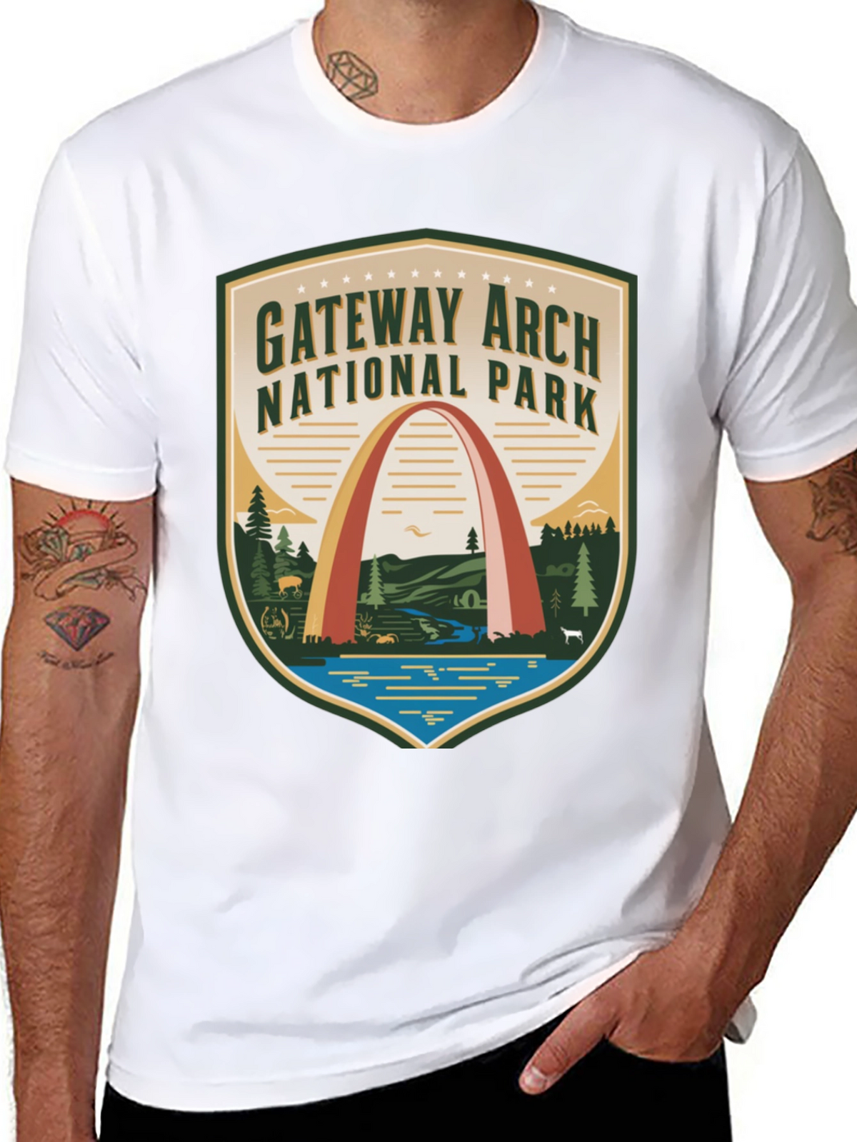 Gateway Arch National Park Graphic Tee