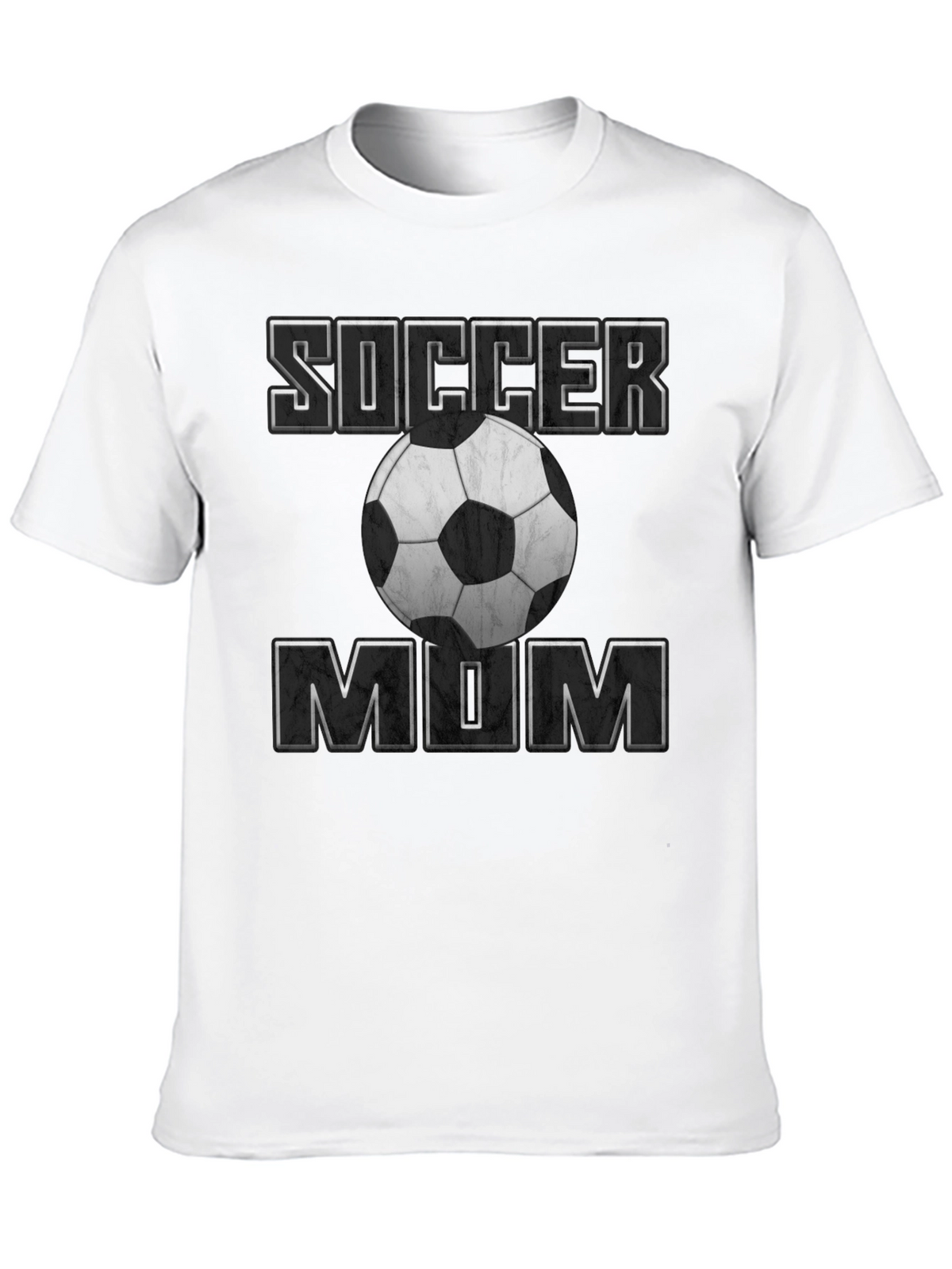 Soccer Mum T-Shirt - Black Cotton Tee