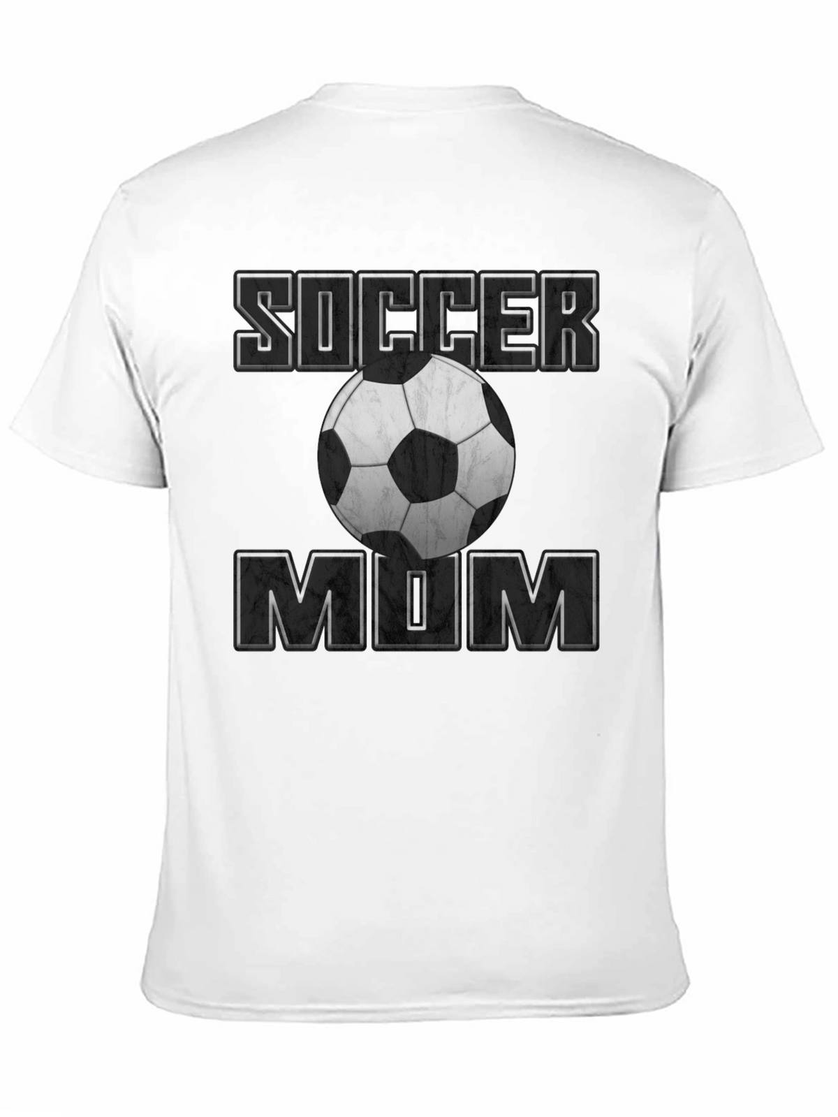Soccer Mum T-Shirt - Black Cotton Tee