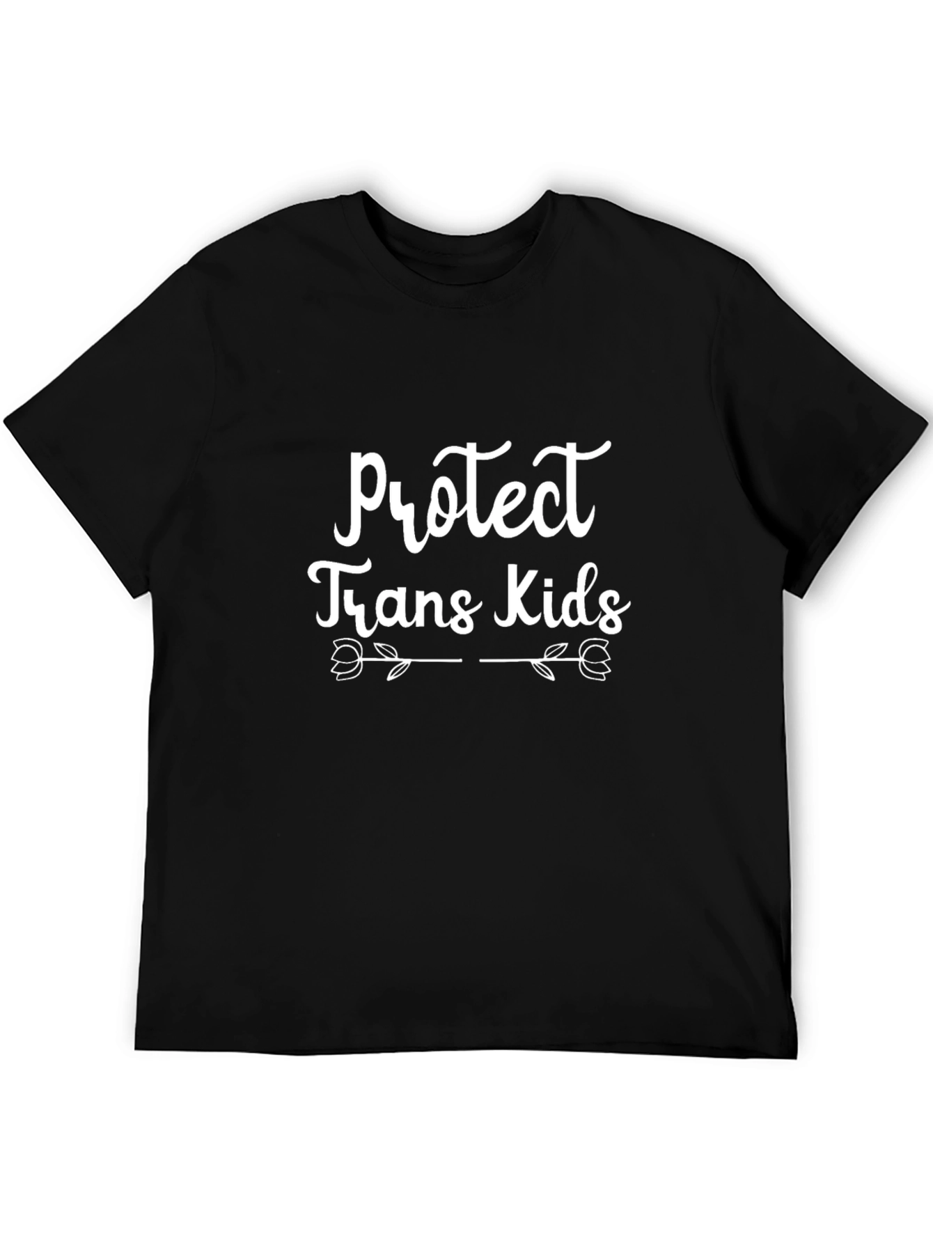 Protect Trans Kids Black Graphic Tee