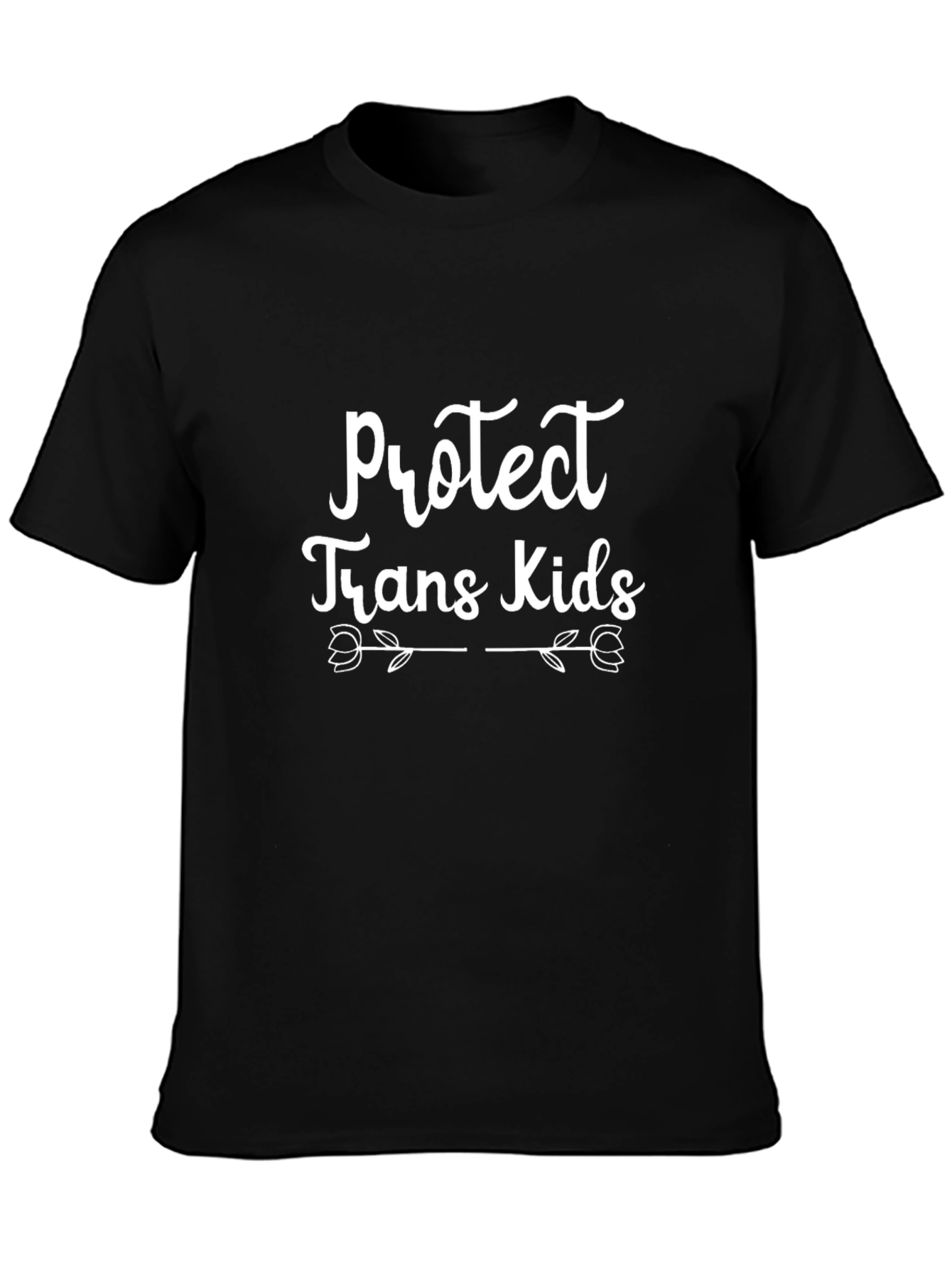 Protect Trans Kids Black Graphic Tee