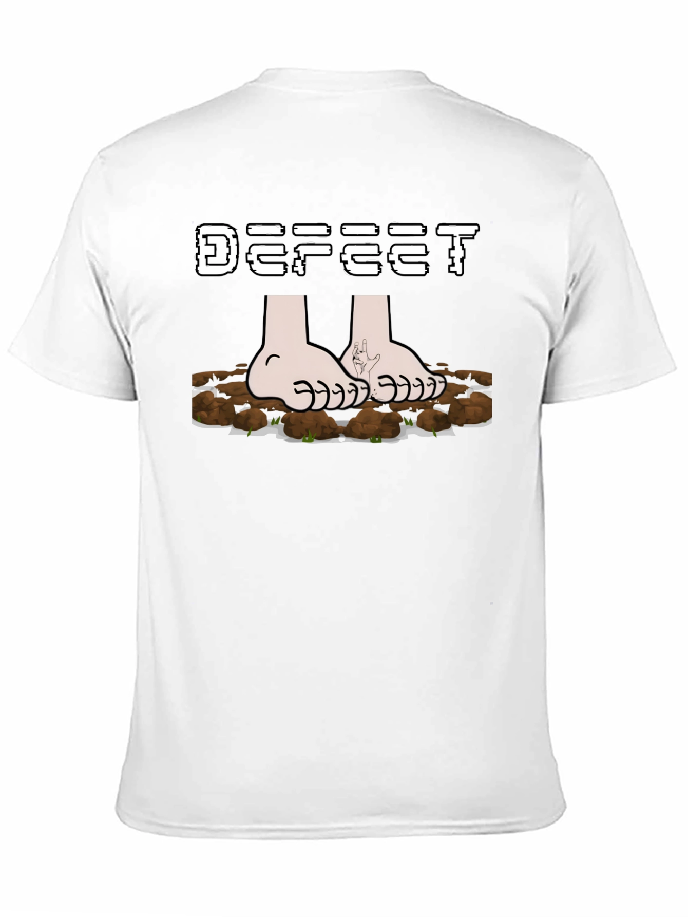 Defeet Funny Graphic Novelty T-Shirt