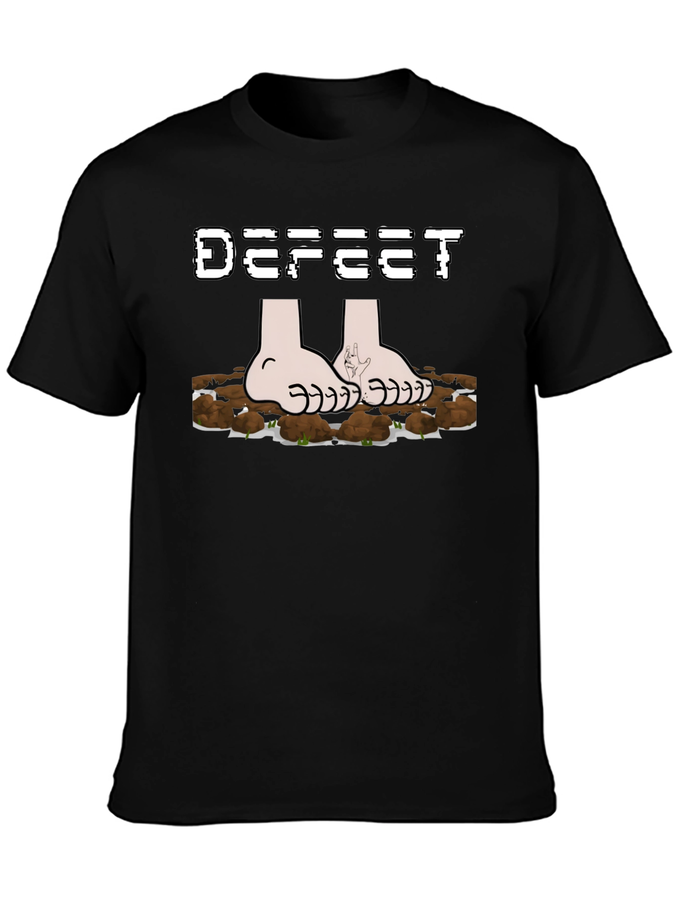 Defeet Funny Graphic Novelty T-Shirt