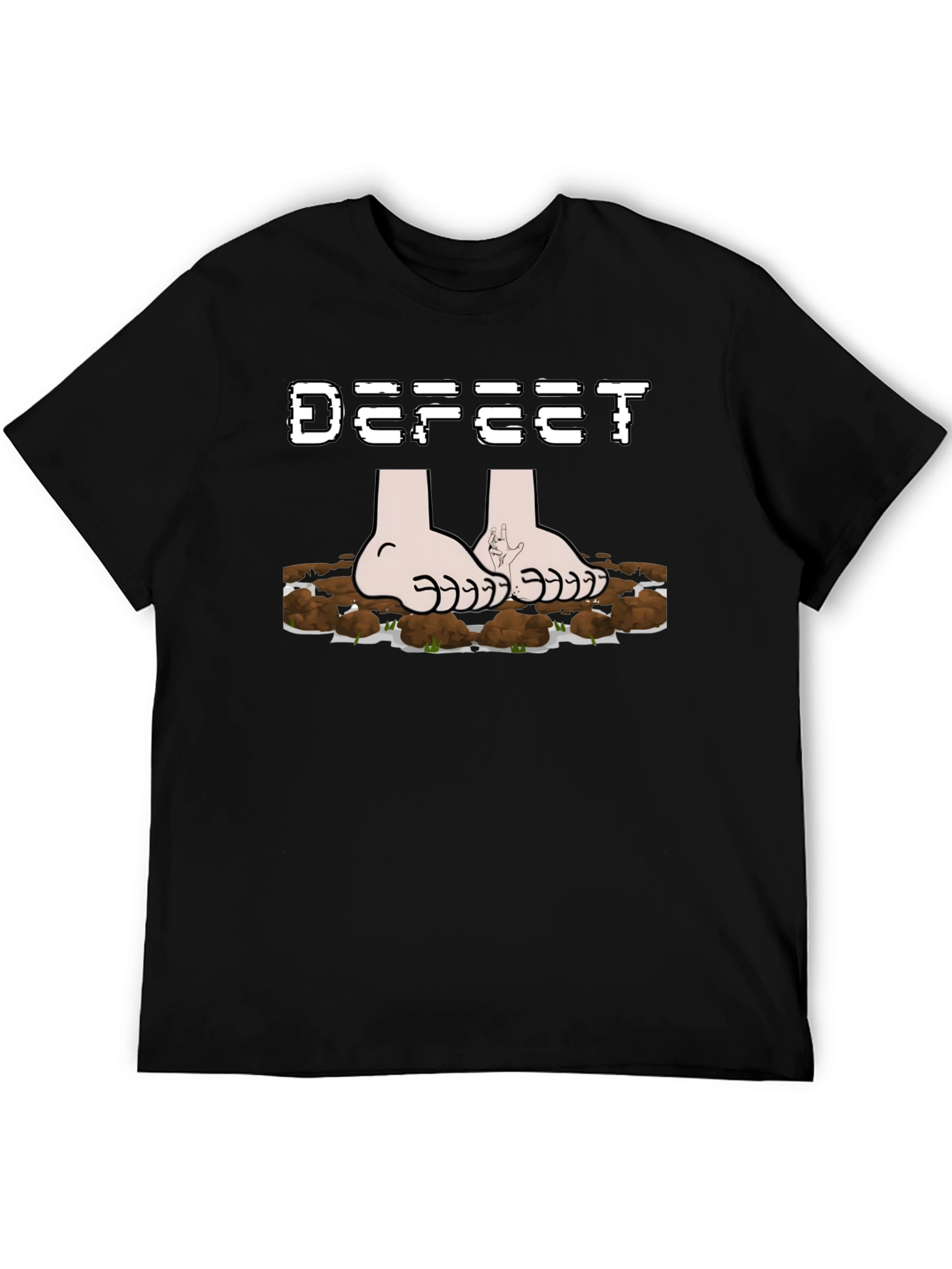 Defeet Funny Graphic Novelty T-Shirt