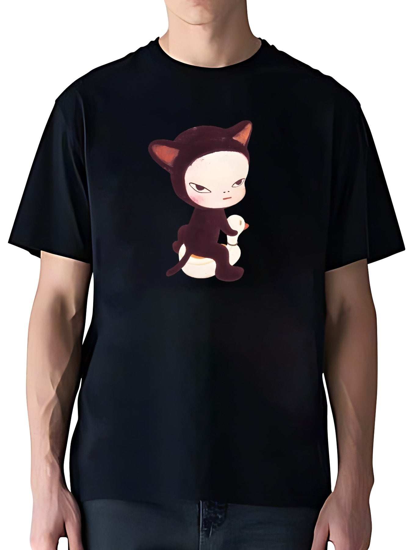 T-shirt Yoshitomo Nara Vintage Wash Japanese Design T-Shirt 2