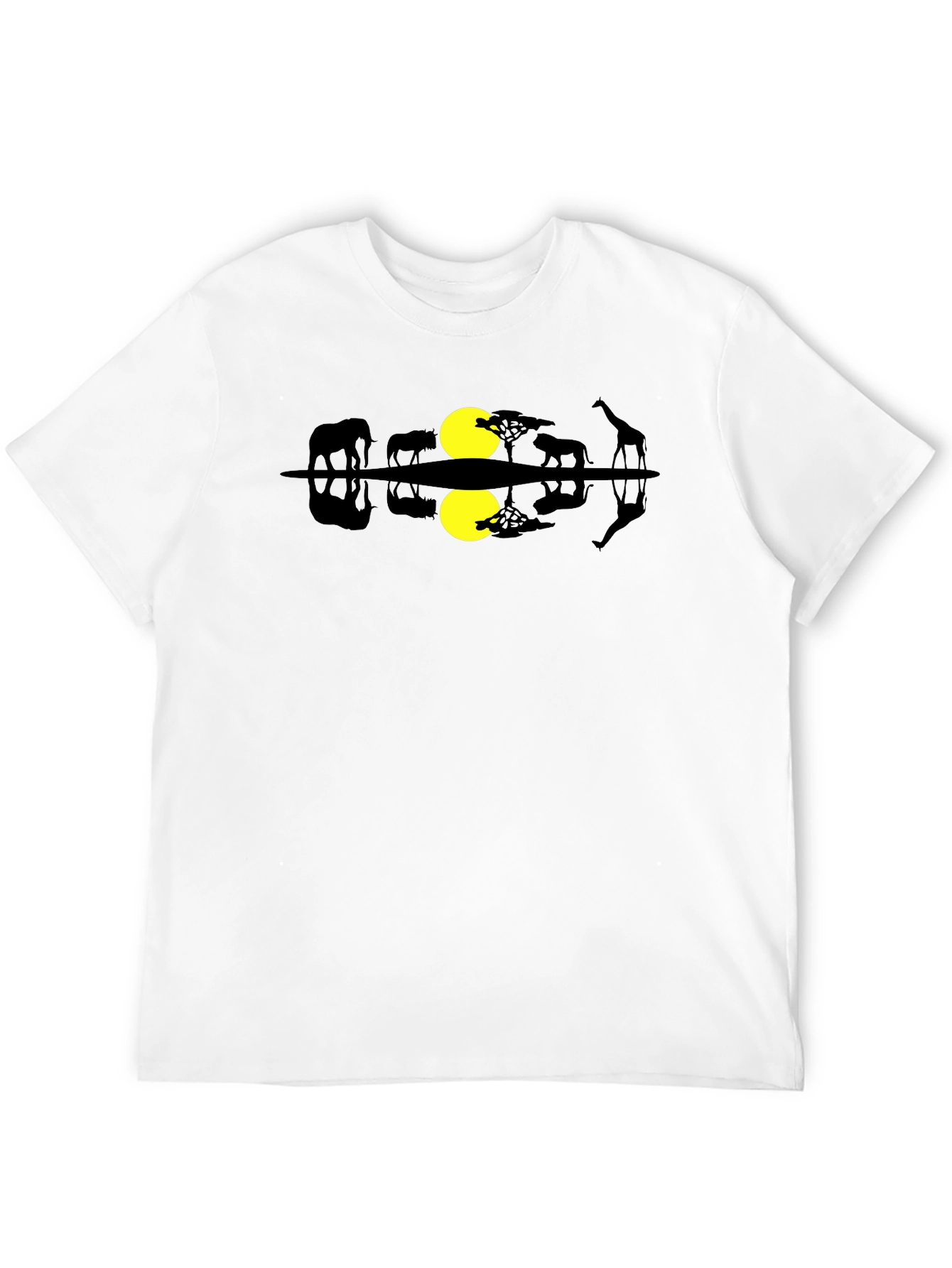 African Sunset T-Shirt: Nature Inspired Graphic Tee