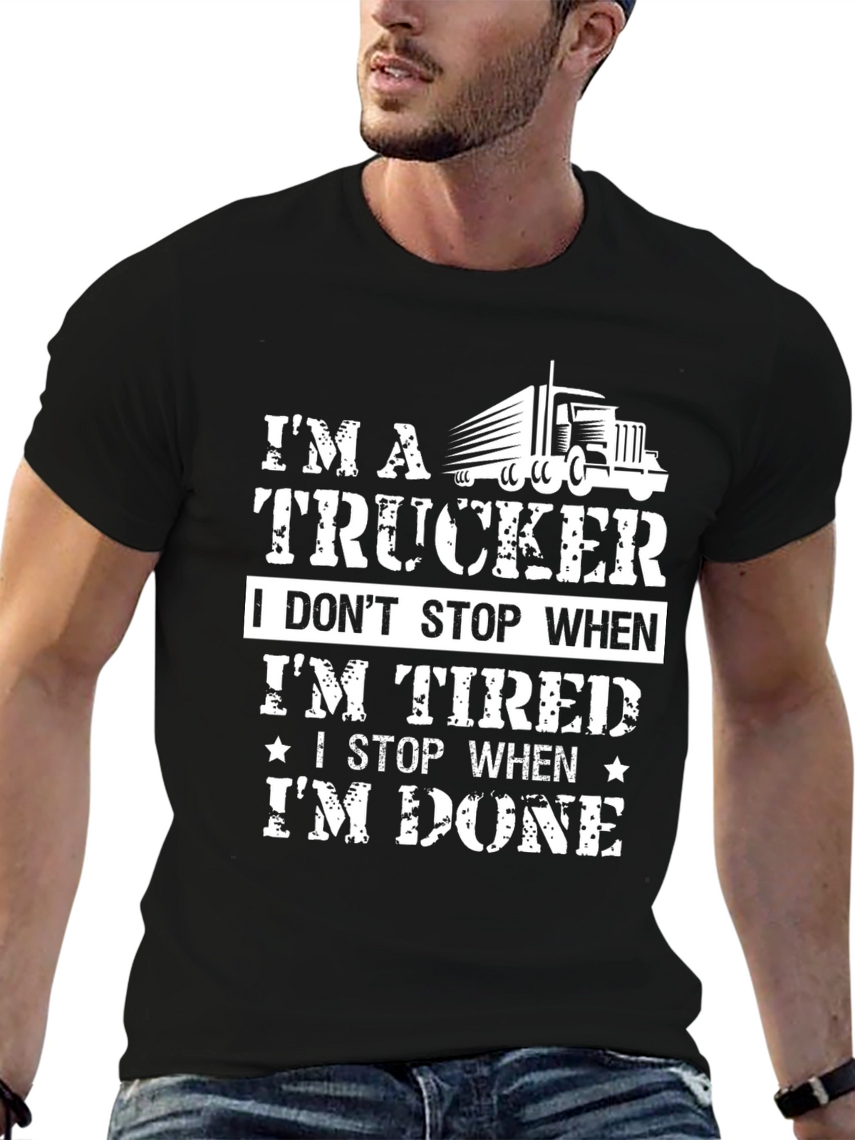 Im a Trucker T-Shirt - Funny Truck Driver Tee