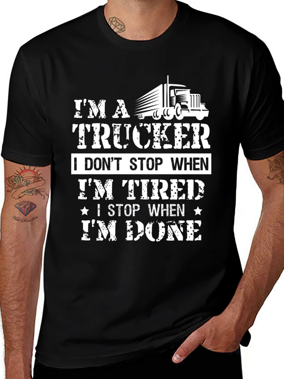 Im a Trucker T-Shirt - Funny Truck Driver Tee