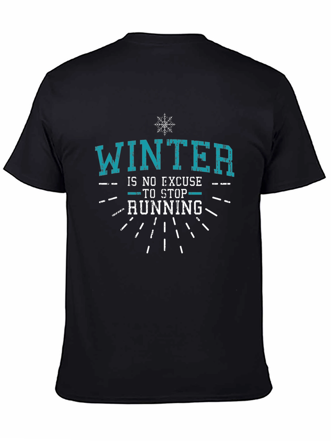 Winter Running T-Shirt - No Excuse Tee