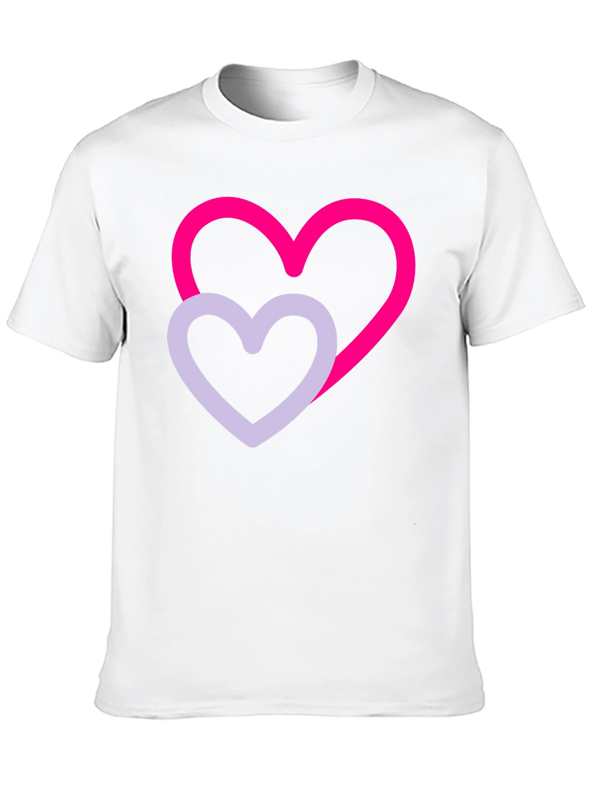 Heart Graphic Tee - Stylish Black Cotton T-Shirt