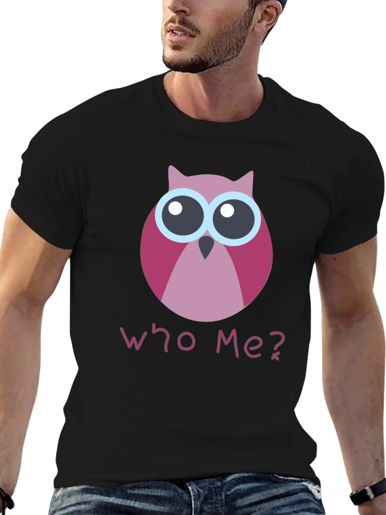 Who Me? Owl Graphic T-Shirt