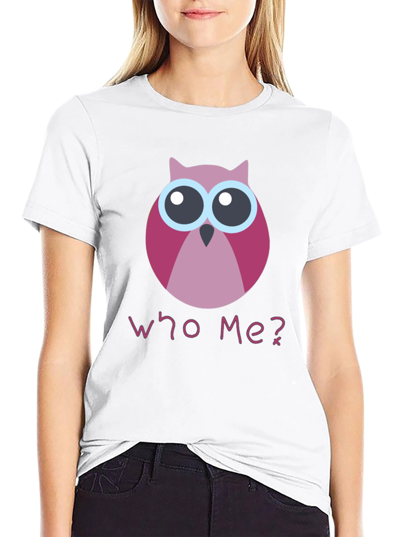 Who Me? Owl Graphic T-Shirt