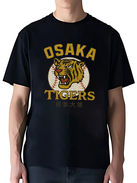 T-shirt Tokyo-tiger-funny-osaka-tigers-washed-t-shirt
