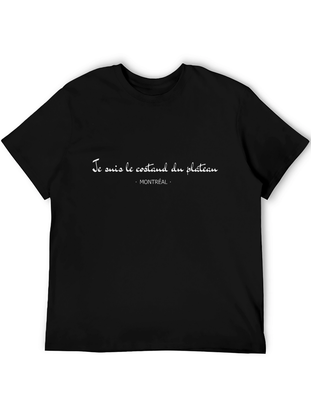 Montreal Plateau Black T-Shirt - Je suis le costaud