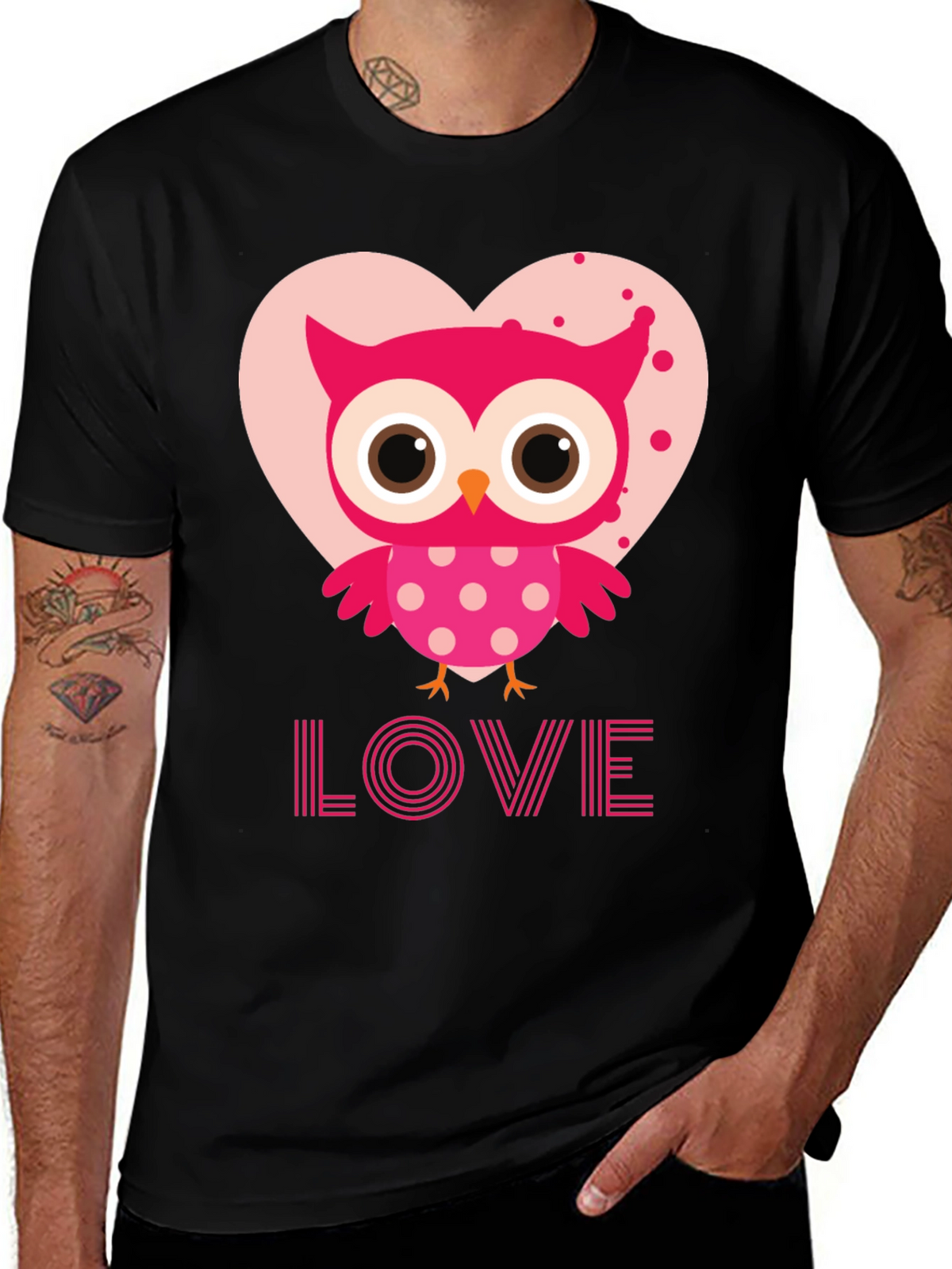 Owl Love T-Shirt - Valentines Day