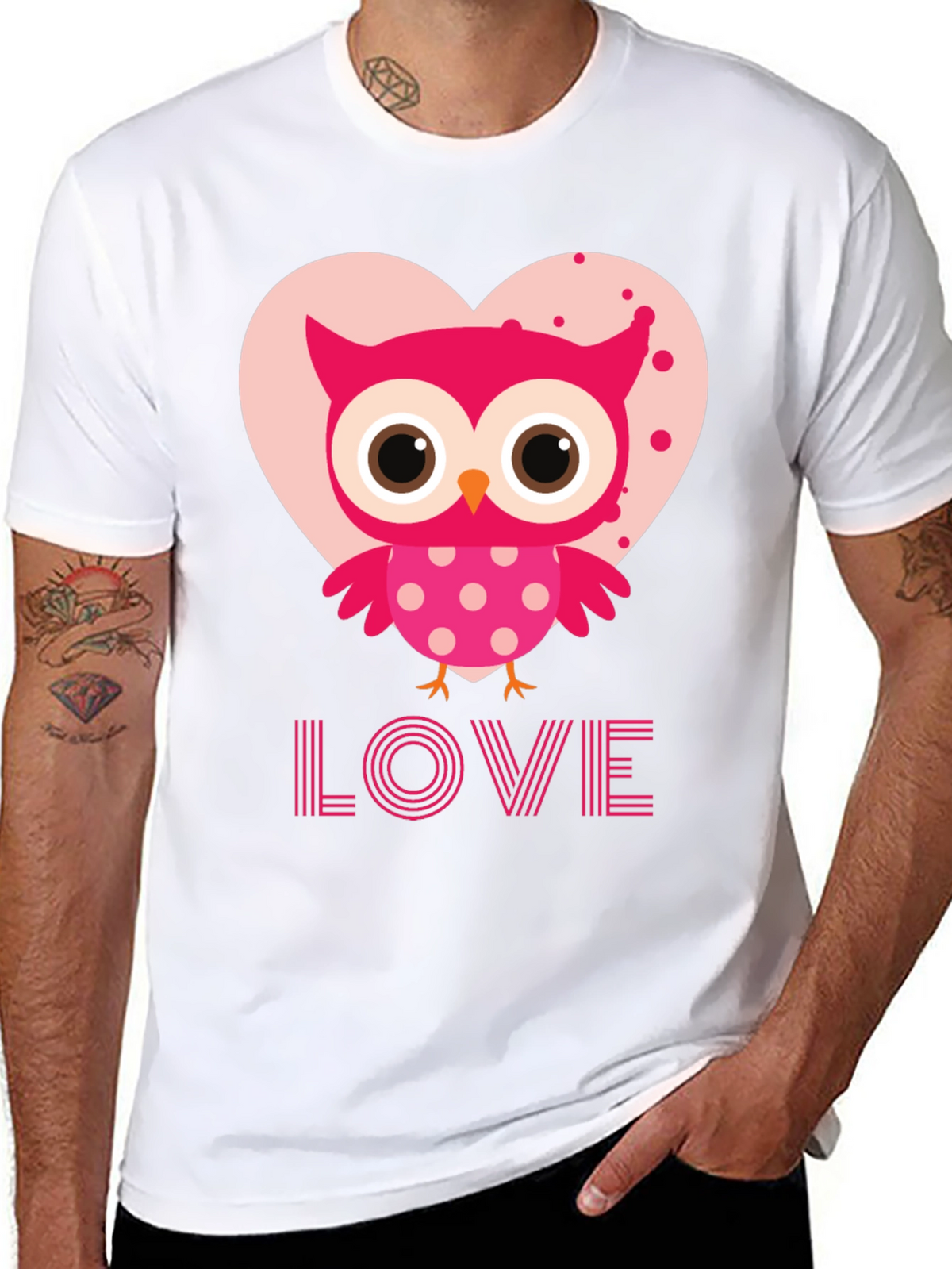 Owl Love T-Shirt - Valentines Day