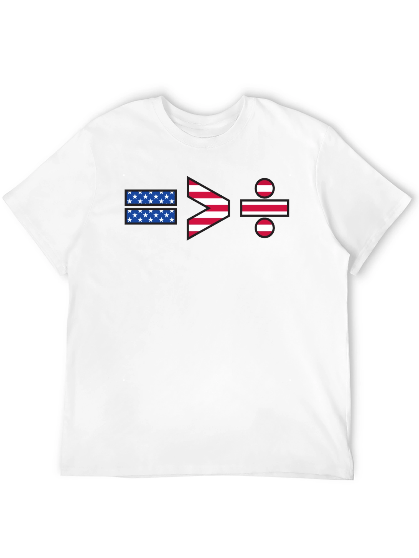 Equality > Division USA Flag Graphic T-Shirt