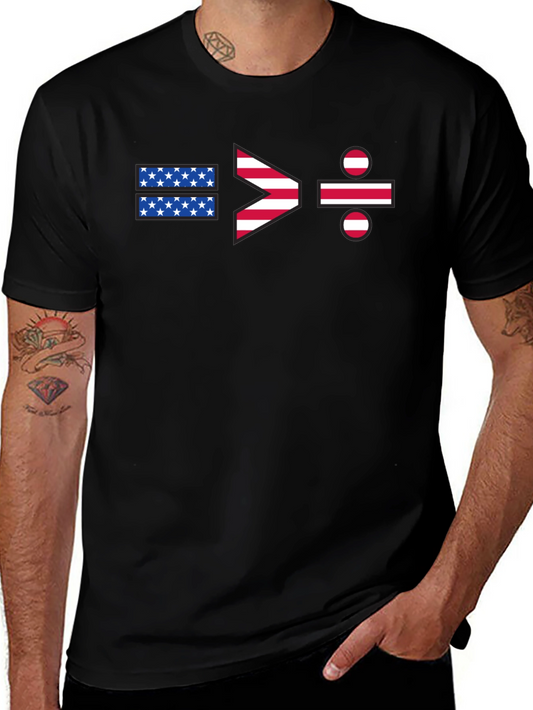 Equality > Division USA Flag Graphic T-Shirt