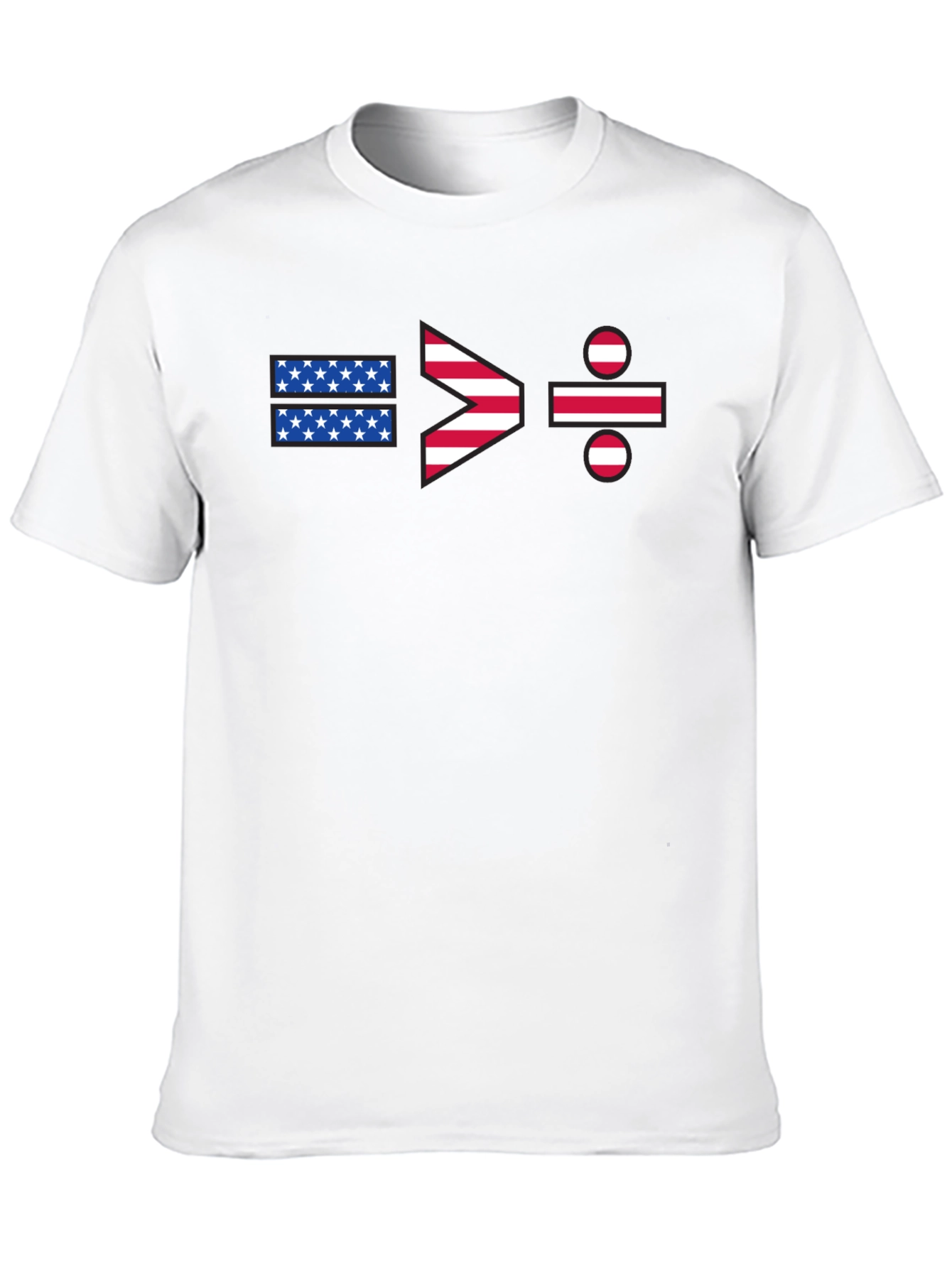 Equality > Division USA Flag Graphic T-Shirt