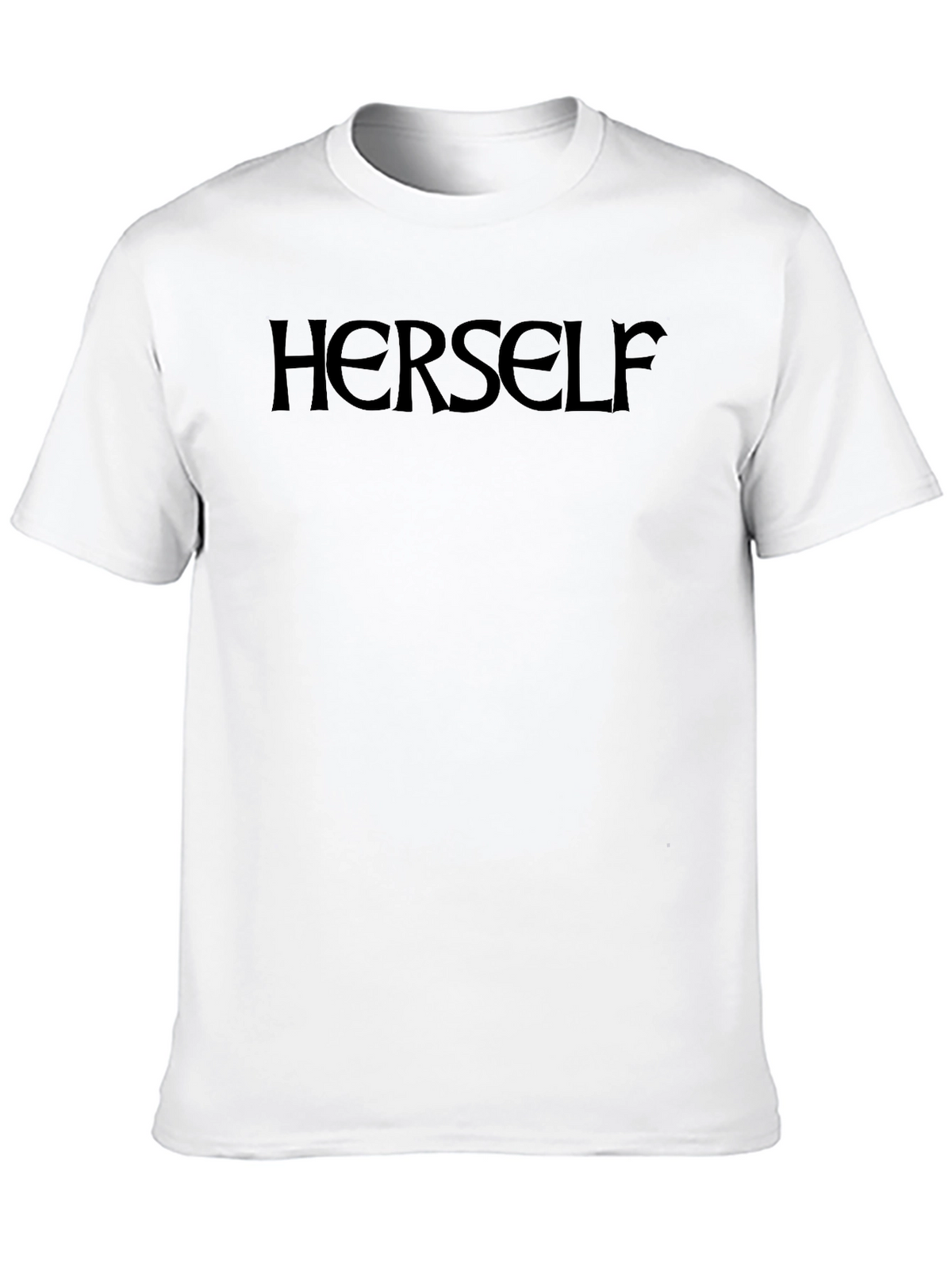 Herself Black Graphic T-Shirt