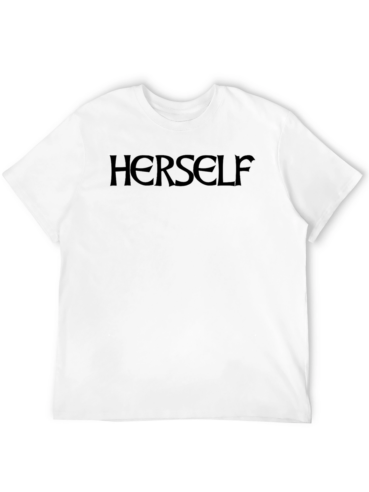 Herself Black Graphic T-Shirt