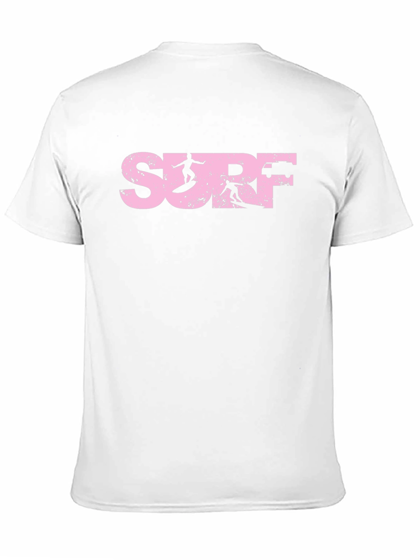 Pink Distressed Surf T-Shirt