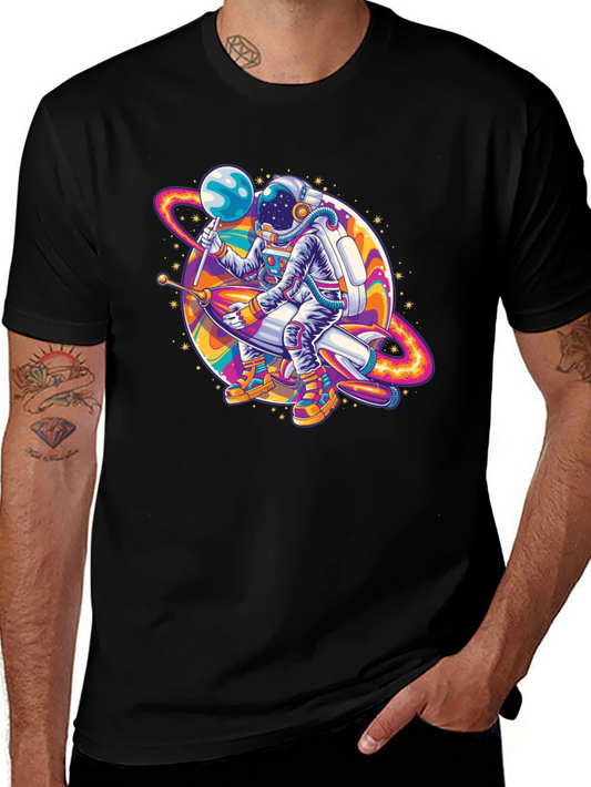 Astronaut Rocket Ride Graphic Tee