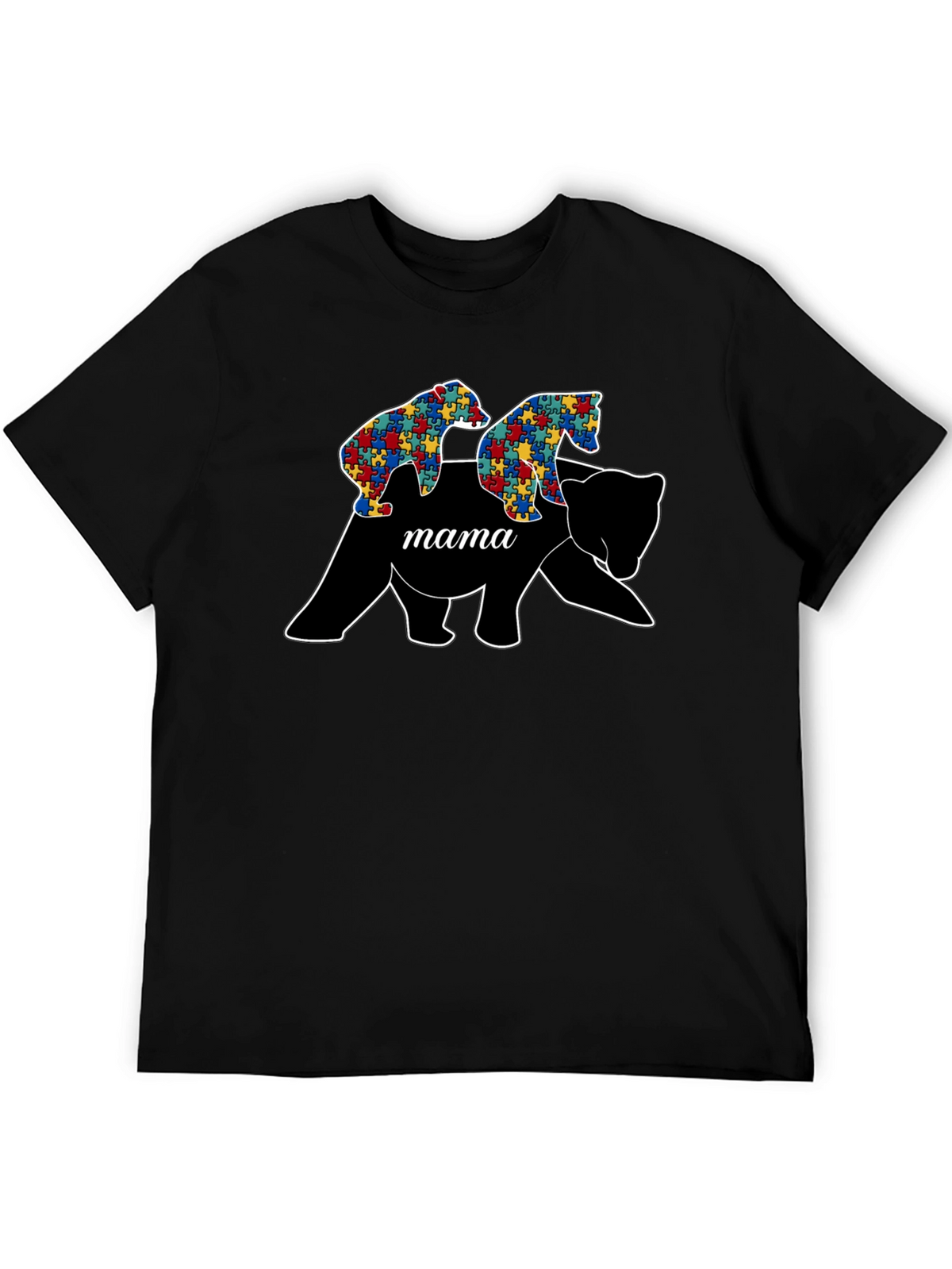 Mama Bear Autism Puzzle Piece Shirt
