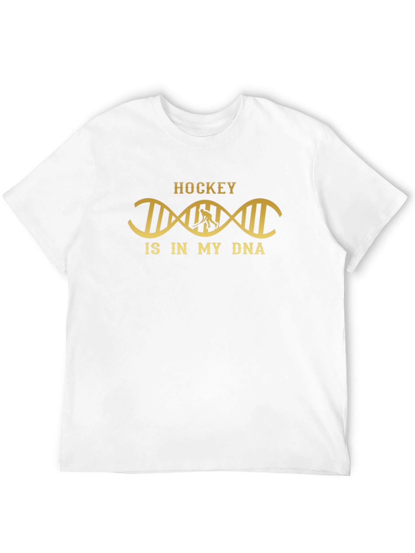Hockey DNA T-Shirt - Black Graphic Tee